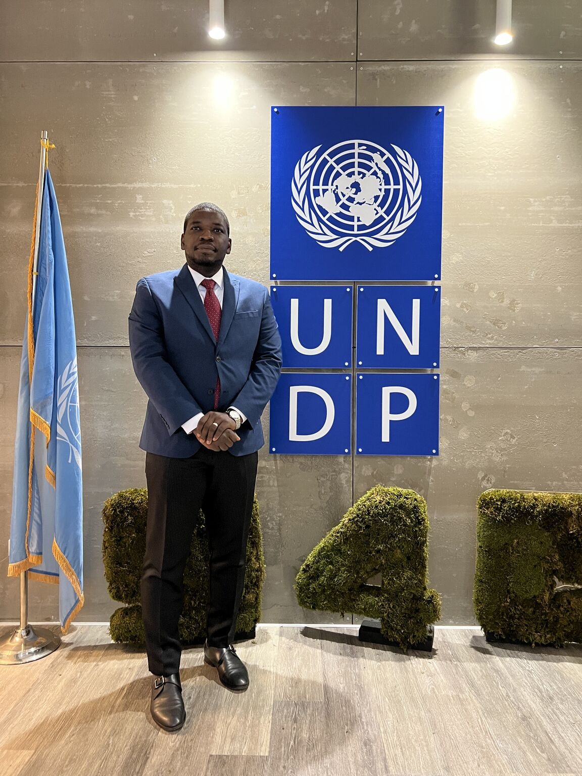At the UNDP Rome Centre for the award and closing ceremony