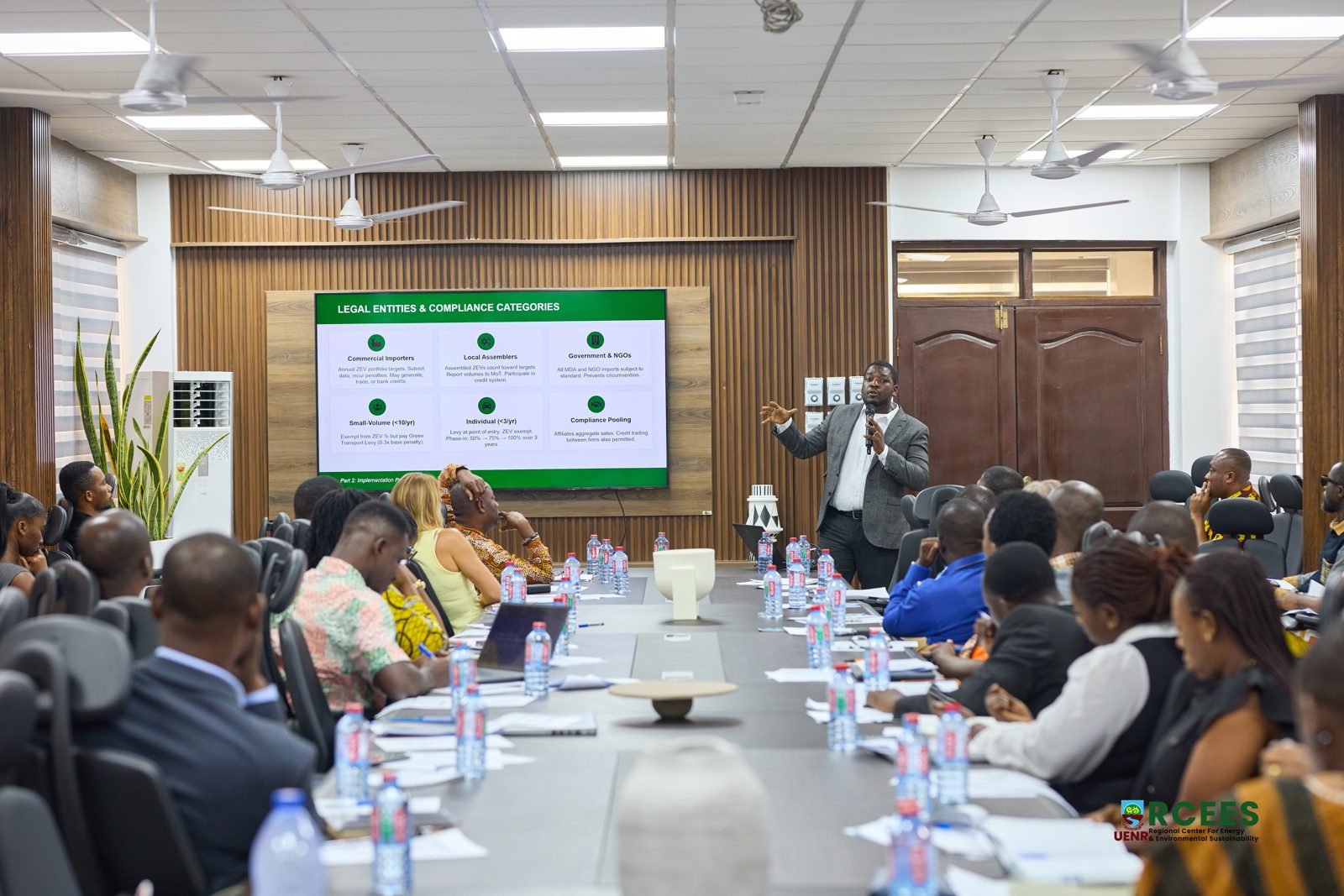 The validation workshop in the New Conference Room of the Ministry of Transport