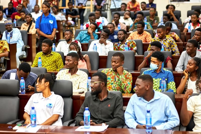 Students at the WAIMM career guidance seminar at UENR