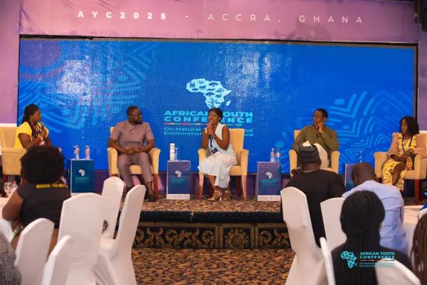 A plenary panel on the main stage