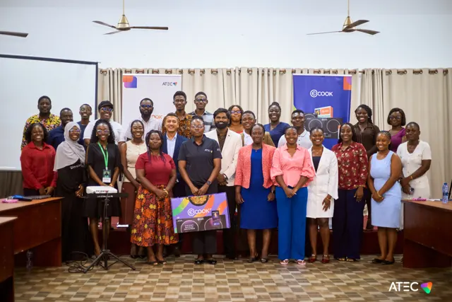 Participants and the ATEC team at the close of the Accra session